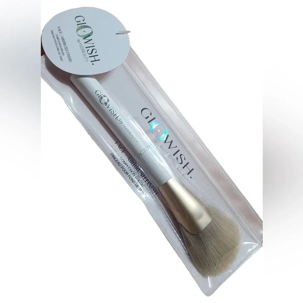 💎 HUDA BEAUTY GLOWISH Face Airbrush Finish Complexion Brush New/Sealed